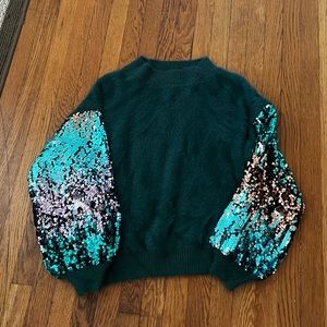 Viví dolls sweater with sequins, never worn